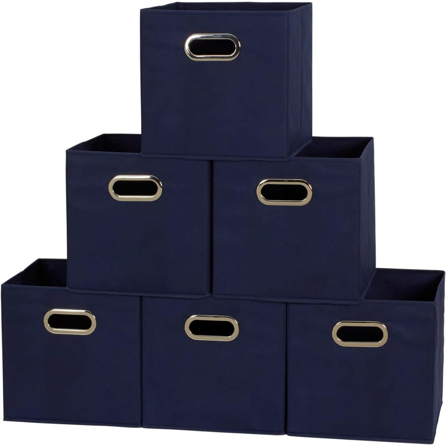 Household Essentials Foldable Fabric Storage Bin 6-Pack: $15 Household Essentials Foldable Fabric Storage Bin 6-Pack: $15