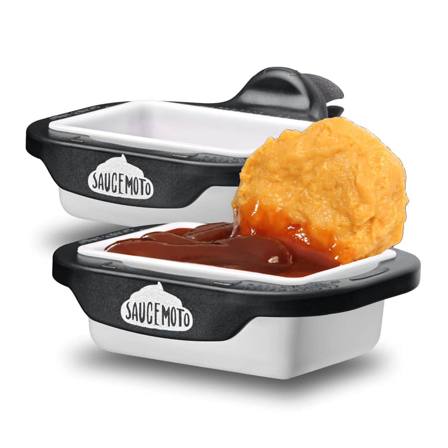 Saucemoto Dip Clip In-Car Sauce Holder 2-Pack: $9.99 Saucemoto Dip Clip In-Car Sauce Holder 2-Pack: $9.99