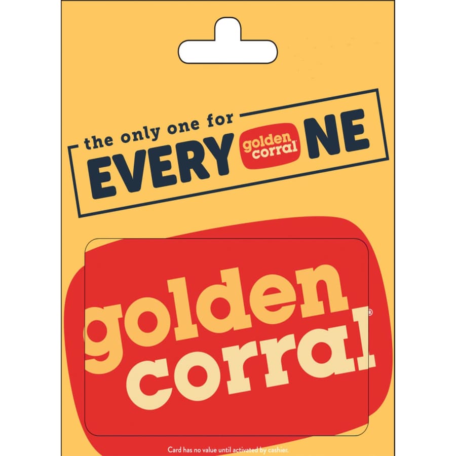 $50 Golden Corral Gift Card: $40 $50 Golden Corral Gift Card: $40