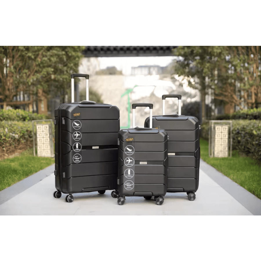 Travelhouse Hardshell Suitcase 3-Piece Set: $52