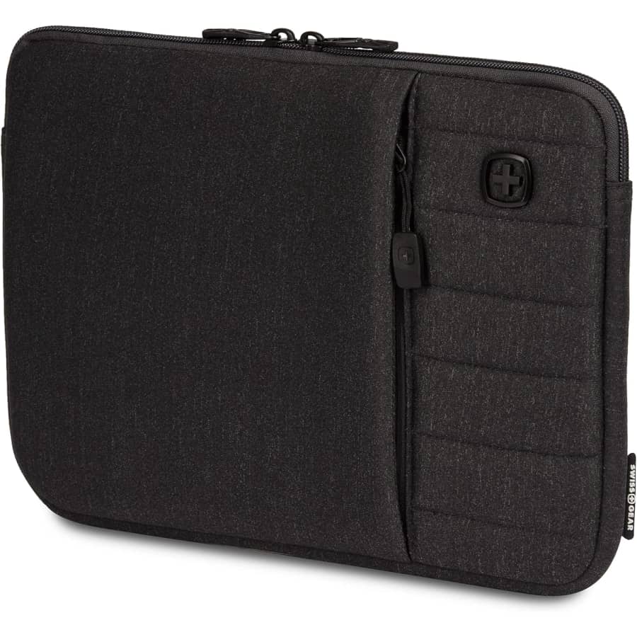 SwissGear Padded Zippered Laptop Sleeve: $20