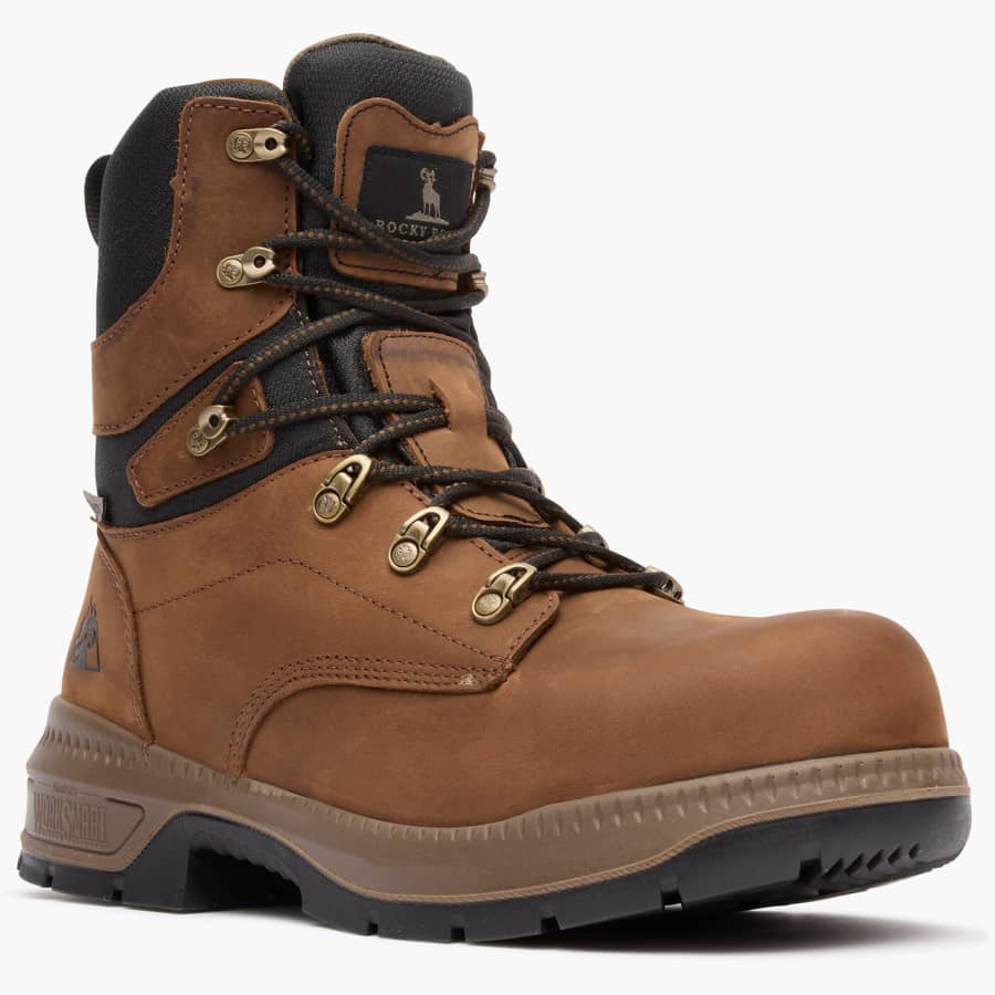 Rocky Boots Worksmart 8" Composite Toe Work Boots: $69 Rocky Boots Worksmart 8" Composite Toe Work Boots: $69