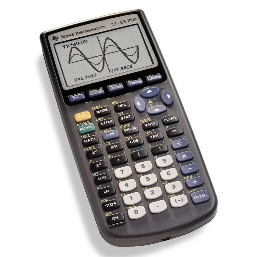 Texas Instruments 83 Plus Calculator: $45