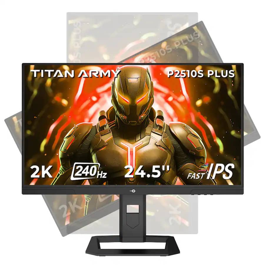 Titan Army P2510S PLUS 24.5" 1440p 240Hz Gaming Monitor: $179.99