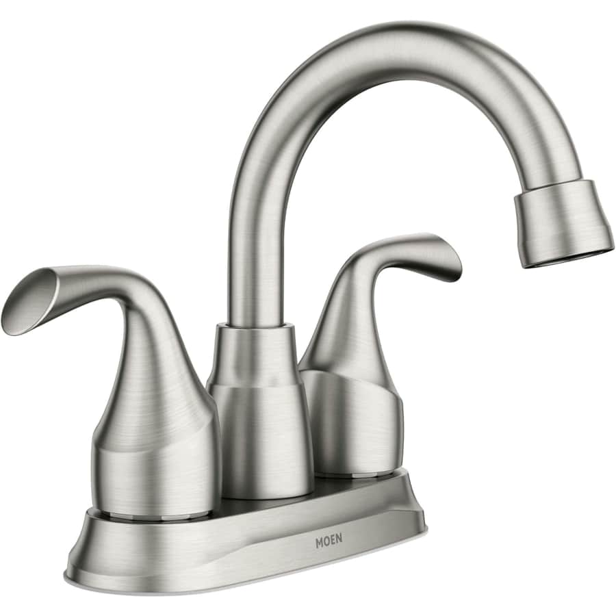 Moen Idora Spot Resist Two-Handle Bathroom Faucet: $37