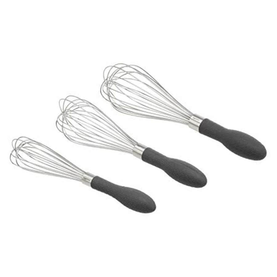 Amazon Basics 3-Piece Stainless Steel Whisk Set: $7.69