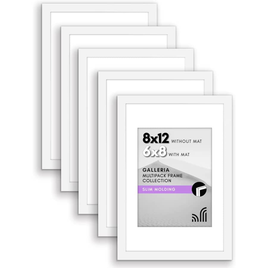 Americanflat 8"x12" Picture Frame 5-Pack: $10.49