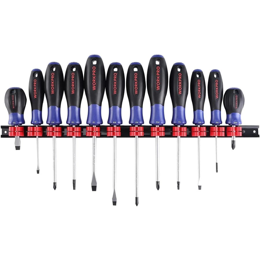 WorkPro 12-Piece Magnetic Screwdrivers Set w/ Organizer: $20 WorkPro 12-Piece Magnetic Screwdrivers Set w/ Organizer: $20