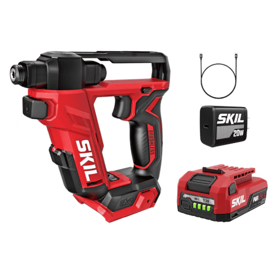 Skil PWR CORE 12/20V 1/4" Keyless Brushless Cordless Drill Kit: $35