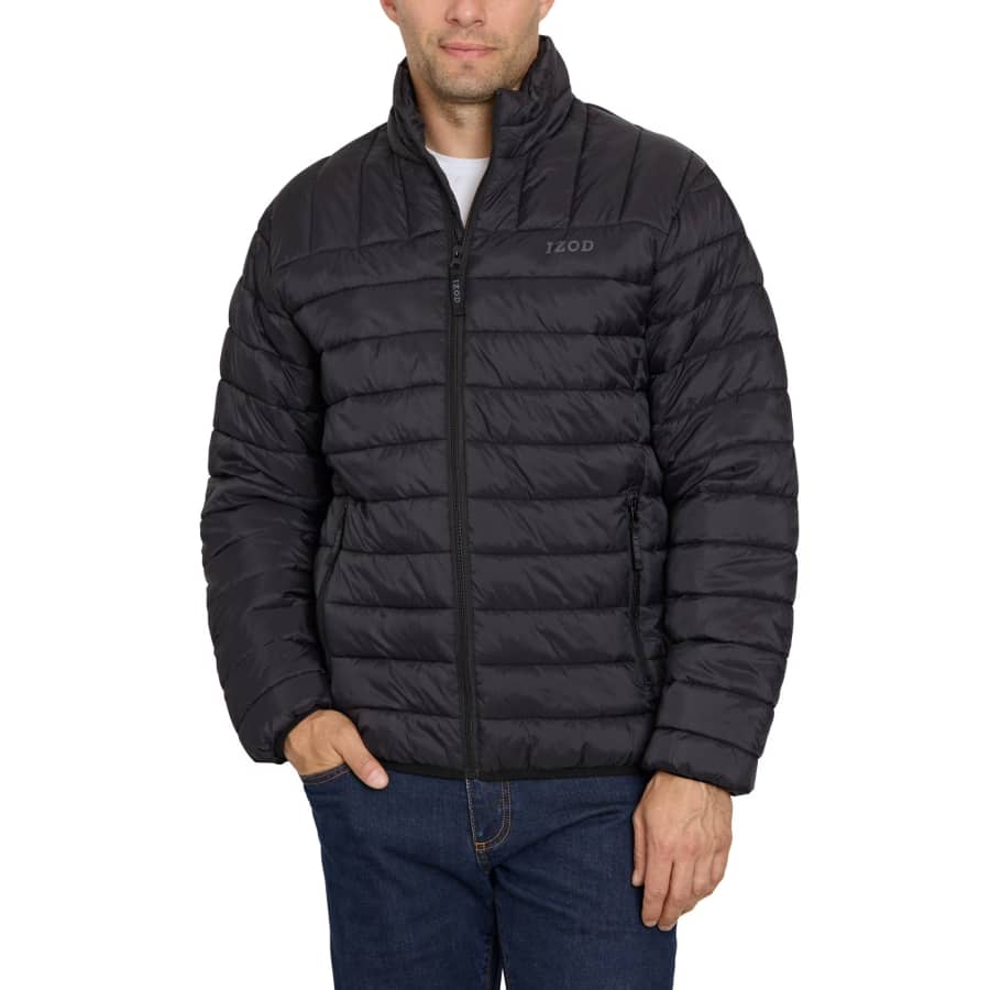 Izod Men's Puffer Jacket (XL only): $13