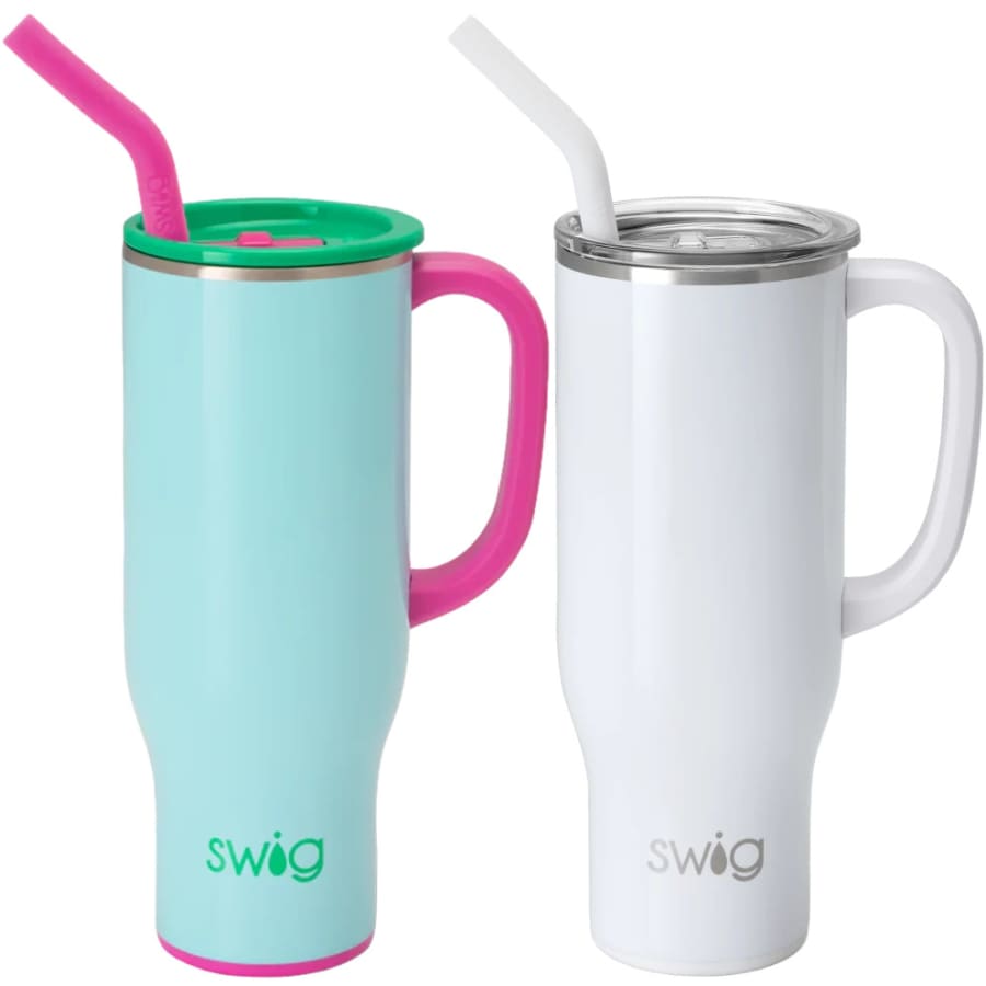 Swig 30-oz. Mega Mug or 32-oz. Tumblers 2-Pack: $25 Swig 30-oz. Mega Mug or 32-oz. Tumblers 2-Pack: $25