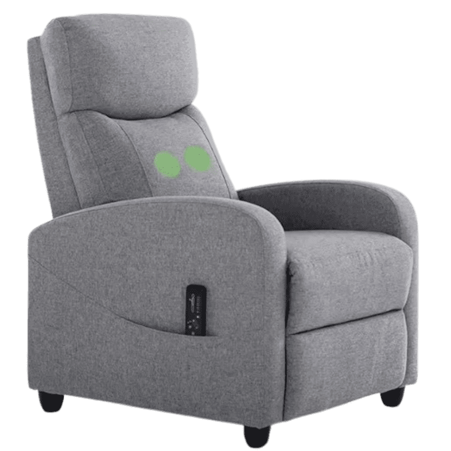Recliner Massage Chair w/ Lumbar Support: $106 Recliner Massage Chair w/ Lumbar Support: $106