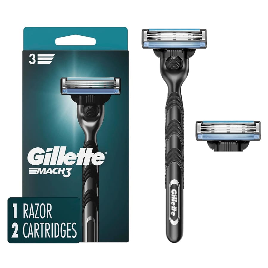 Gillette Mach3 Razor w/ 2 Blade Refills: $6.49