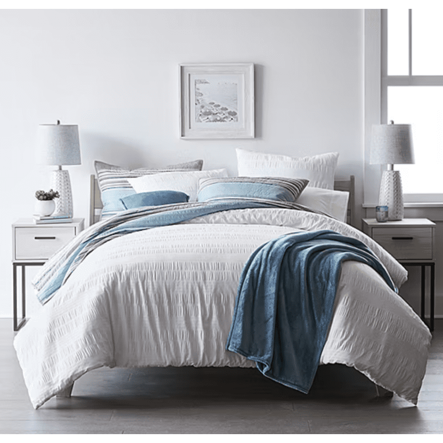Home Expressions Crinkle Texture Comforter Set: $40