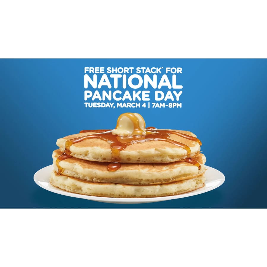 IHOP National Pancake Day Deal: Free short stack