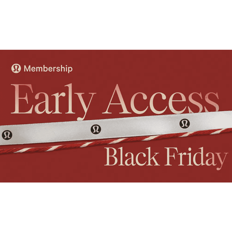 lululemon Black Friday Deals: Early access via iOS app