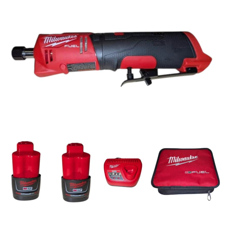 Milwaukee M12 Fuel 1/4" Straight Die Grinder Kit w/ 2 Batteries: $229.99 Milwaukee M12 Fuel 1/4" Straight Die Grinder Kit w/ 2 Batteries: $229.99