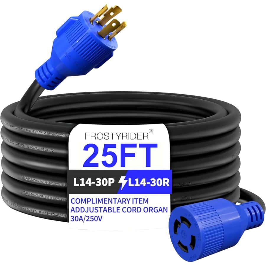 4-Prong 30A 25-Foot Generator Extension Cord: $23 4-Prong 30A 25-Foot Generator Extension Cord: $23
