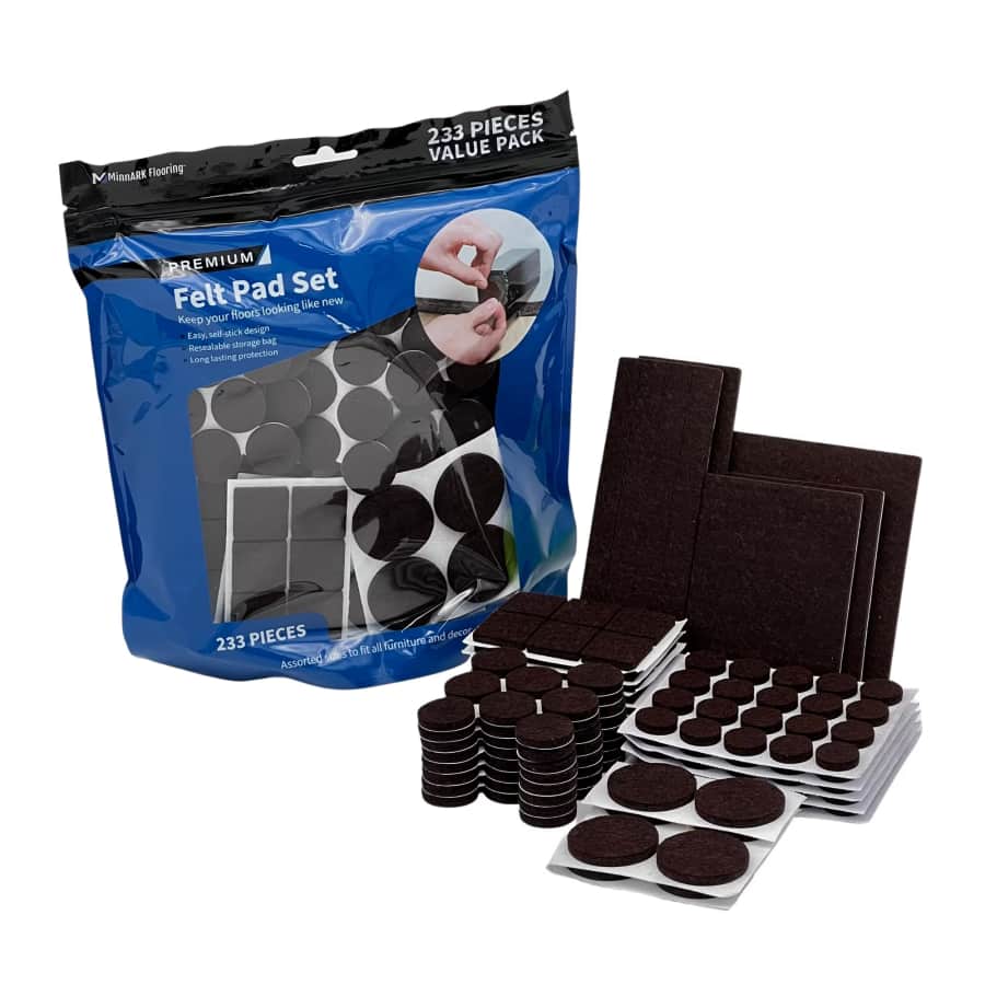MinnARK Premium Felt Furniture Pad 233-Piece Set: $3.98