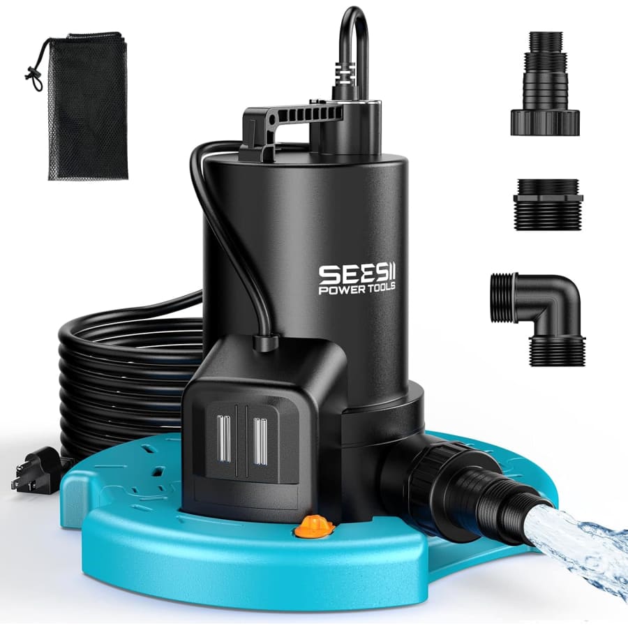 Seesii 1/3-HP 3,035GPH Automatic Pool Cover Pump: $64.99