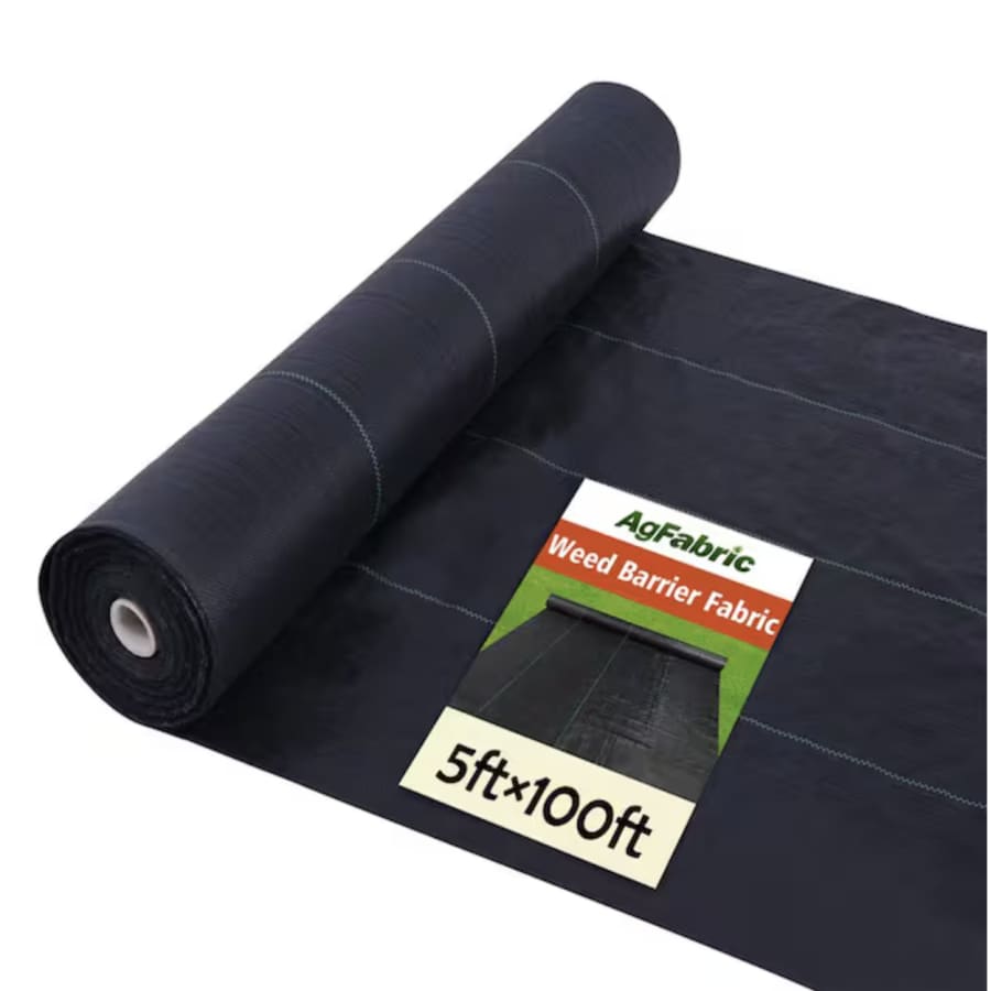 Agfabric 5x100-Foot Weed Barrier Fabric: $35.97
