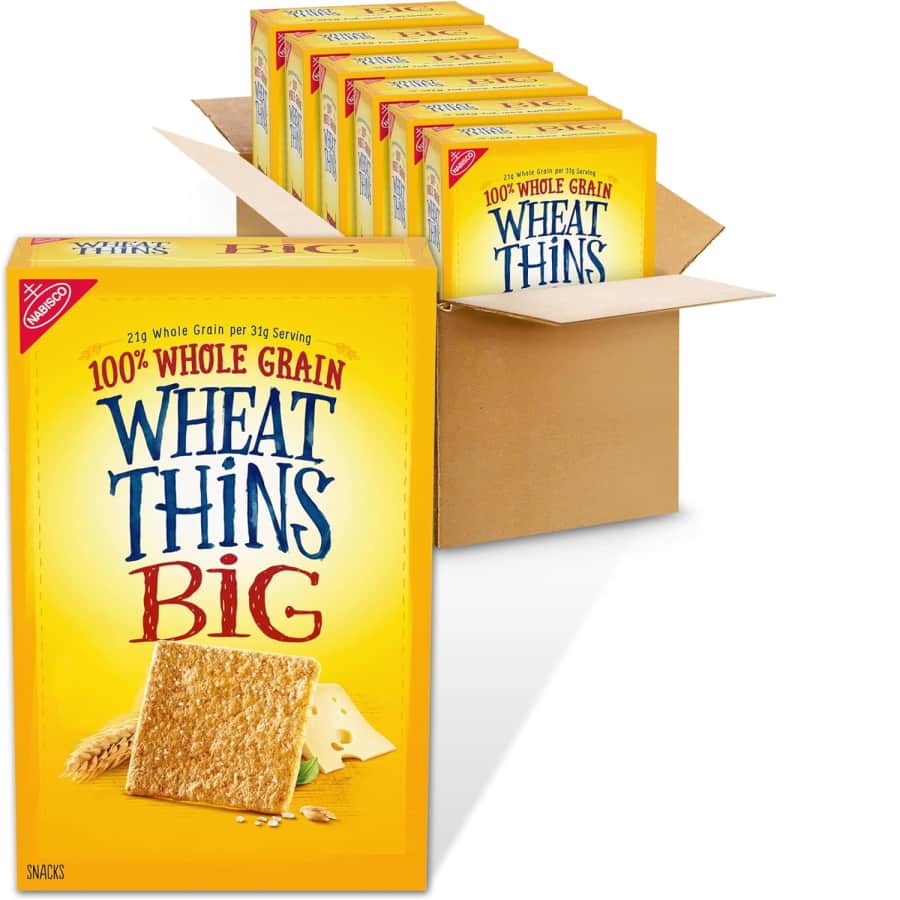 Wheat Thins Big Cracker 8-oz. Box 6-Pack: $15 via Sub & Save