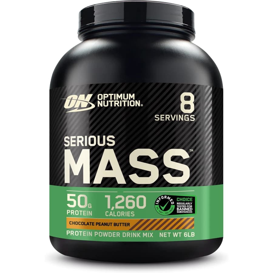 Optimum Nutrition Serious Mass Weight Gainer Protein Powder 6-lb. Tub: $36 via Sub & Save Optimum Nutrition Serious Mass Weight Gainer Protein Powder 6-lb. Tub: $36 via Sub & Save