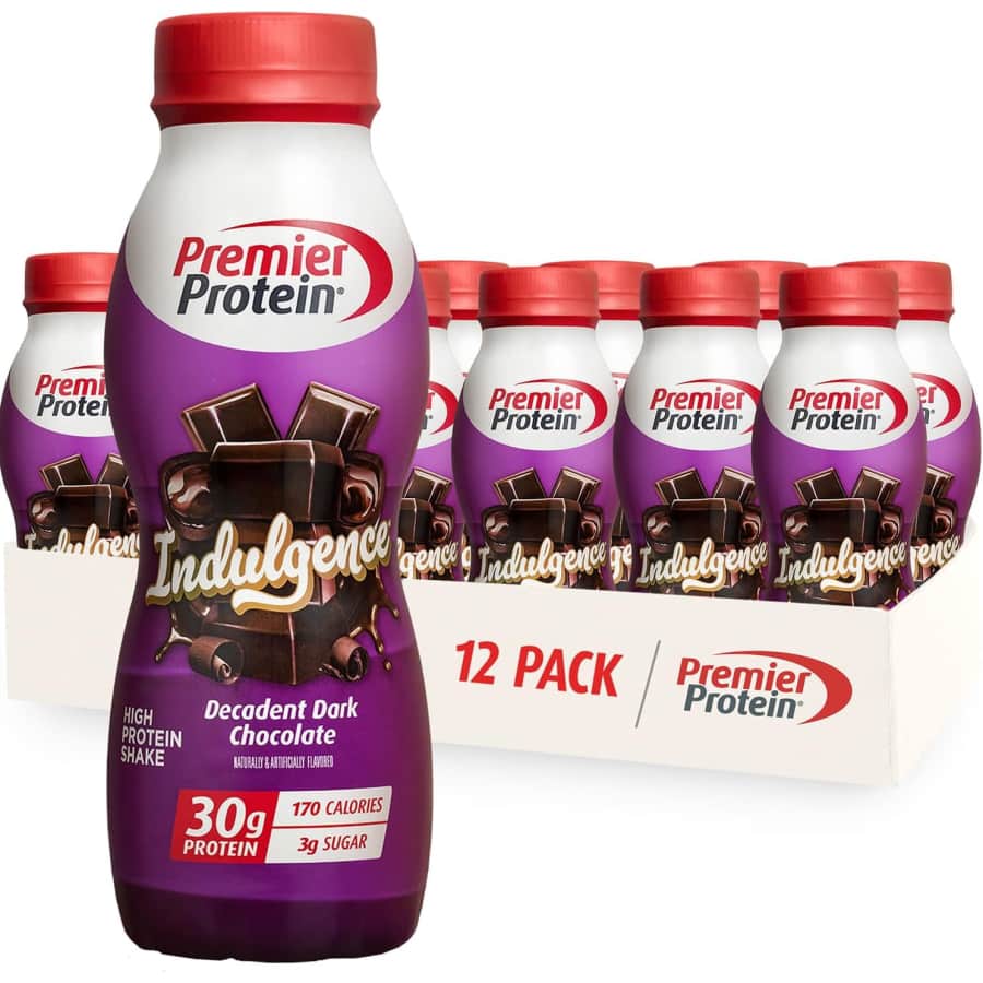 Premier Protein Indulgence 30g Protein Shake 12-Pack: $17 w/ subscribe & save