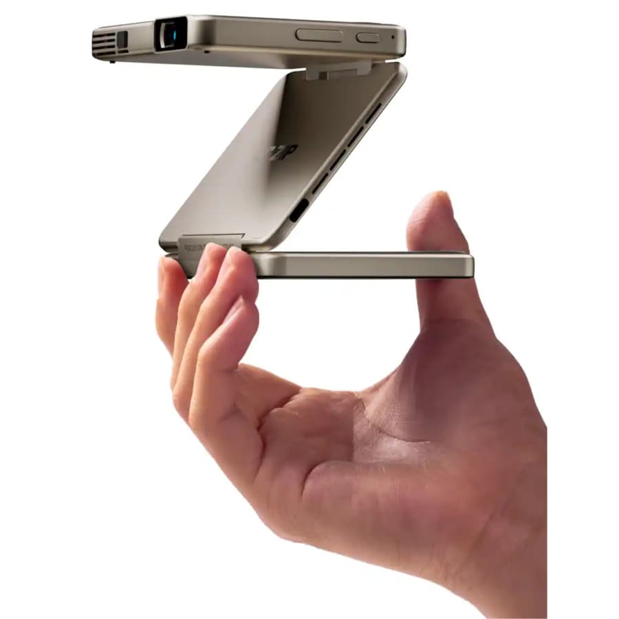 Aurzen Portable Tri-Fold DLP Projector: $260