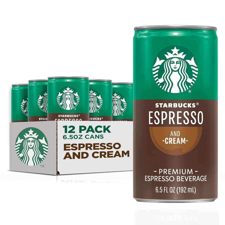Starbucks RTD Coffee Espresso And Cream 6.5-oz. Cans 12-Pack: $13 via Sub & Save Starbucks RTD Coffee Espresso And Cream 6.5-oz. Cans 12-Pack: $13 via Sub & Save