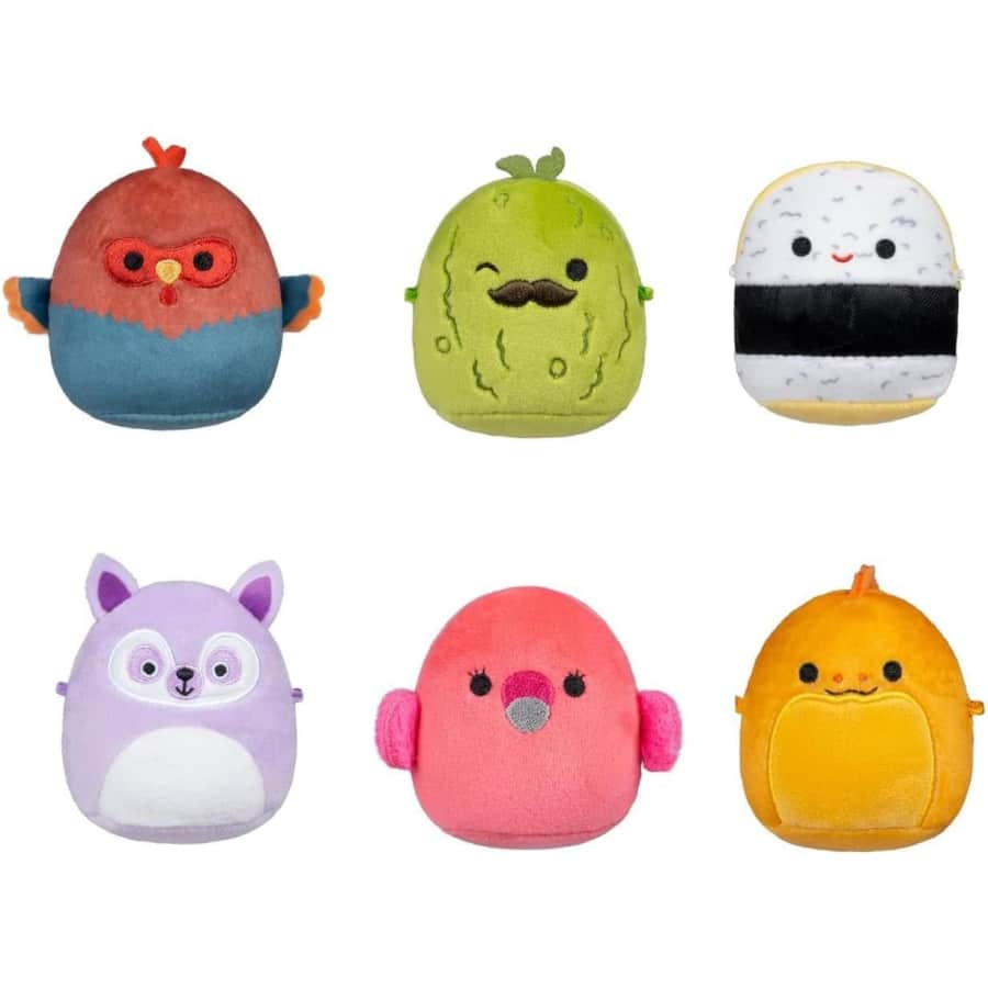Squishmallows Original Micromallows Plush 6-Pack: $11