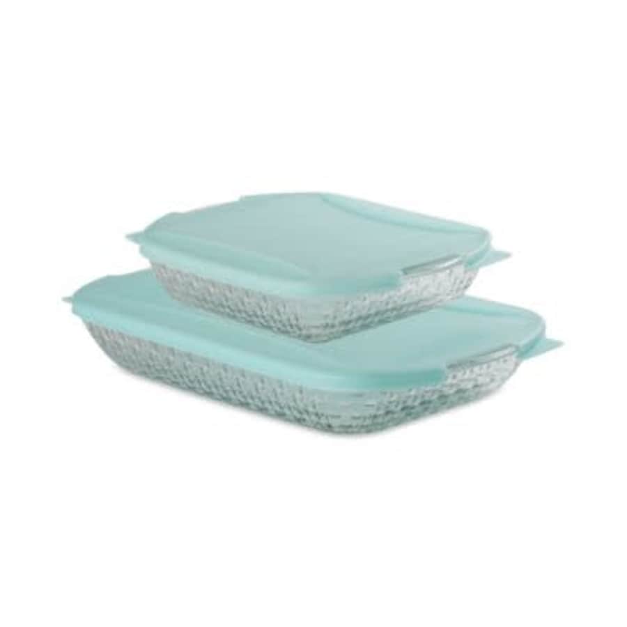 Anchor Hocking Basketweave Embossed 4-Piece Bakeware Bundle: $15.93