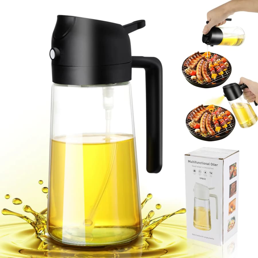 Lovefe 470ml Kitchen Sprayer Oil Bottles: 2 for $1.56