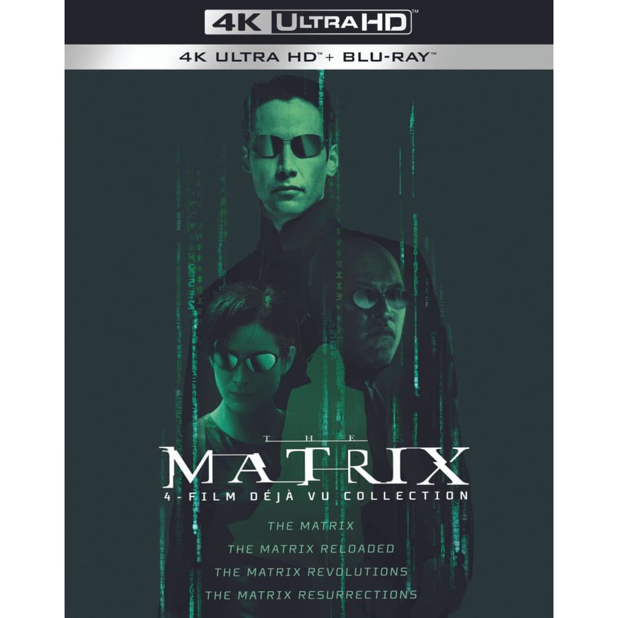 Matrix 4-Film Déjà Vu Collection on 4K UHD + Blu-ray: $34.99