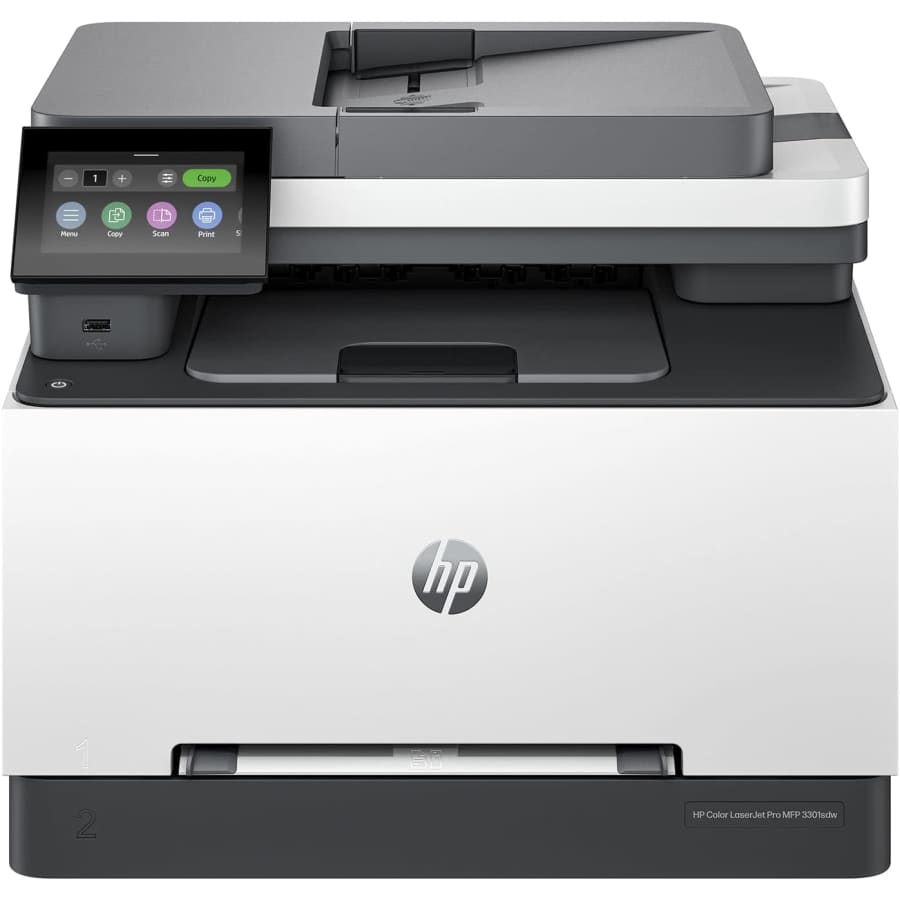 HP Color Laserjet Pro MFP 3301sdw Wireless All-in-One Color Laser Printer, Scanner, Copier: $369