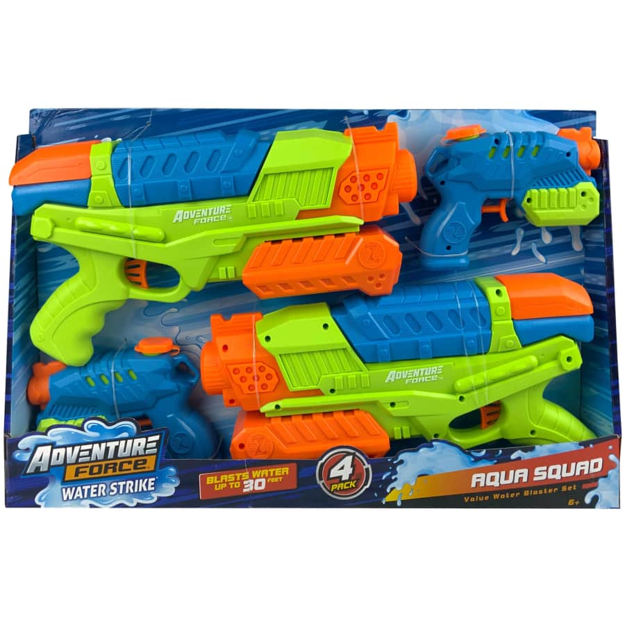 Adventure Force Water Strike Aqua Squad 4-Pack: $6