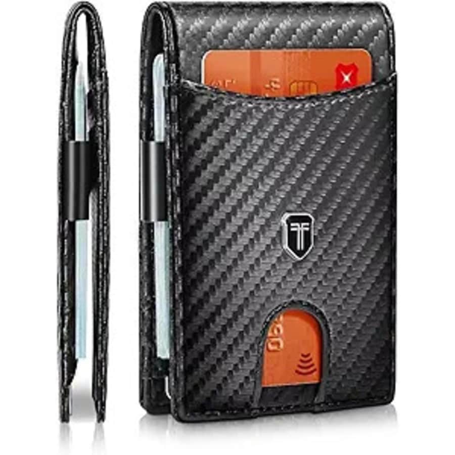 Gostwo Minimalist Leather Slim Wallet: From $5.03