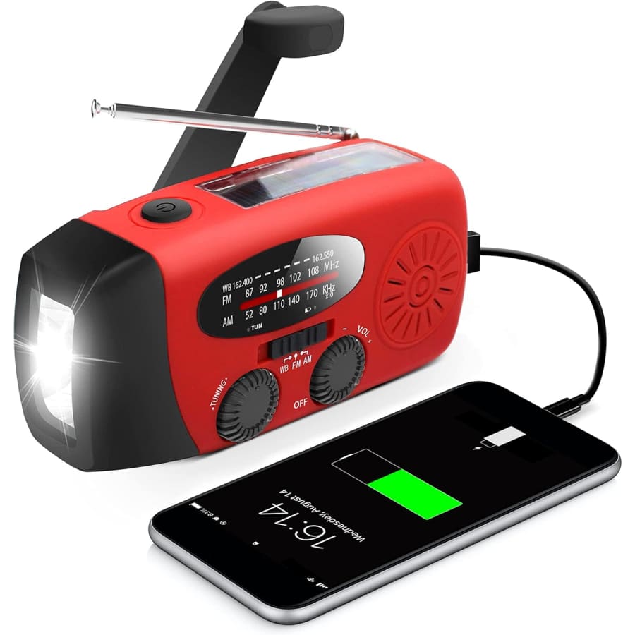 RunningSnail Hand Crank Radio & Power Bank w/ LED Flashlight: $17 RunningSnail Hand Crank Radio & Power Bank w/ LED Flashlight: $17