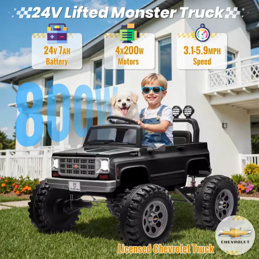 Chevrolet Cheyenne 24V Ride-On Truck: $234.23 Chevrolet Cheyenne 24V Ride-On Truck: $234.23