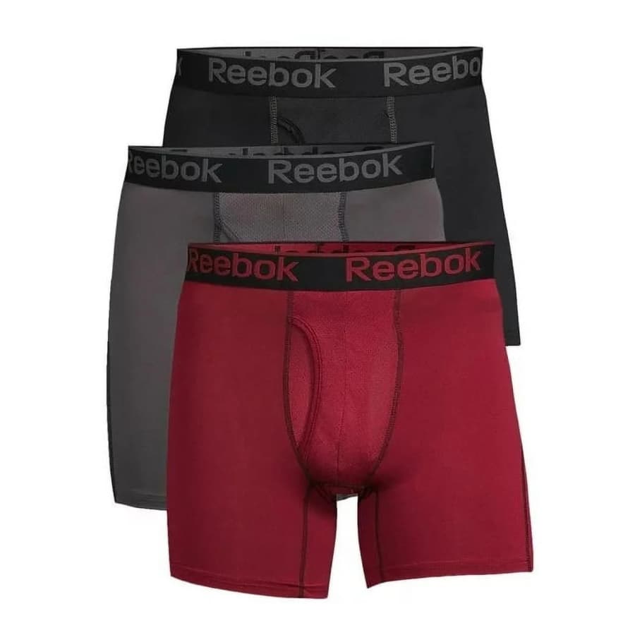 Reebok Men's Pro Series Performance Boxer Brief 3-Pack: $8.12