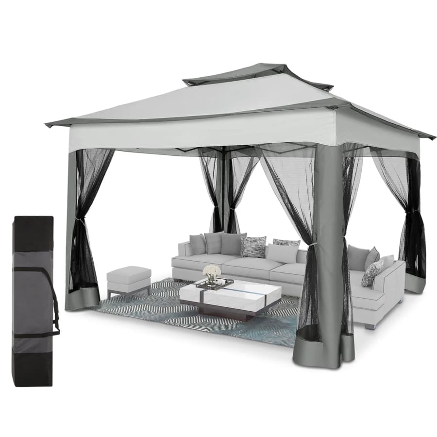 Hoteel 11x11-Foot Pop-Up Gazebo: $124 Hoteel 11x11-Foot Pop-Up Gazebo: $124