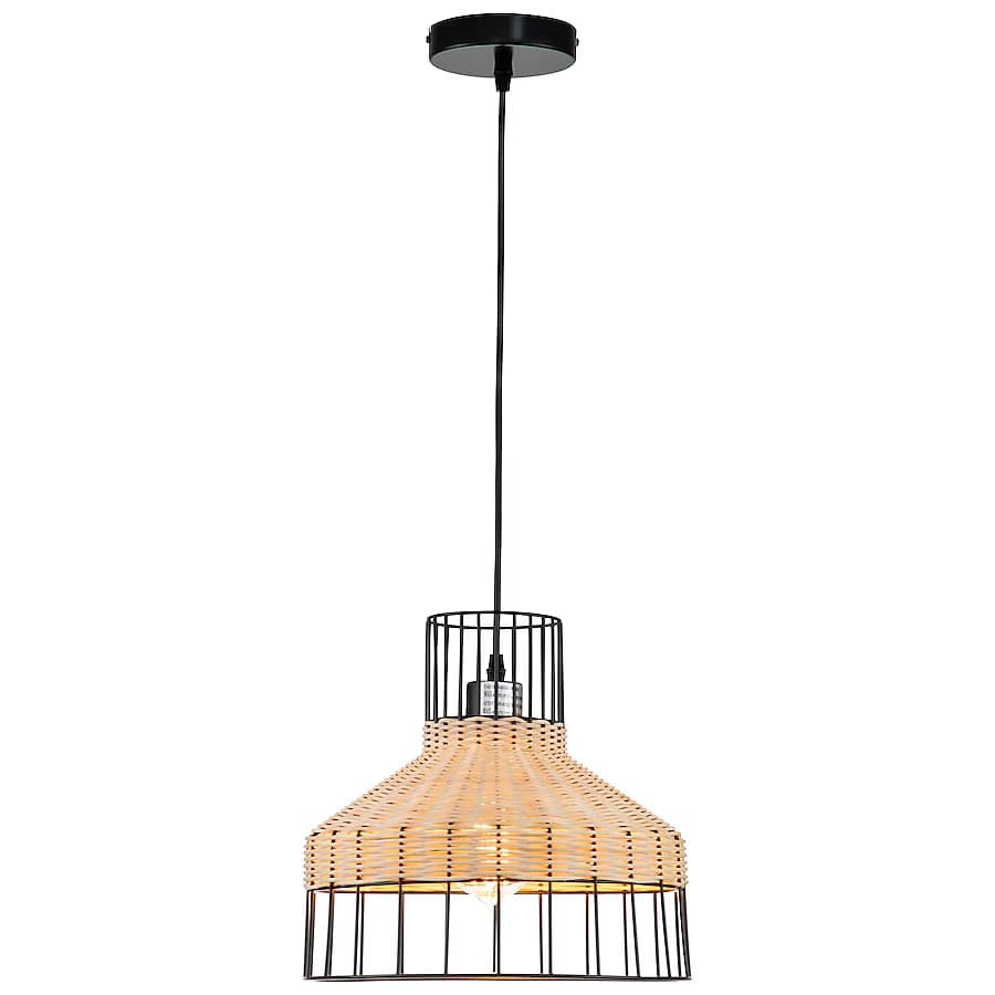 C Cattleya 1 -Light Farmhouse Bowl Hanging Pendant light: $12