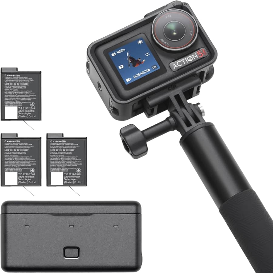 DJI Osmo Action 5 Pro Adventure Combo w/ 4K Camera: $369 DJI Osmo Action 5 Pro Adventure Combo w/ 4K Camera: $369