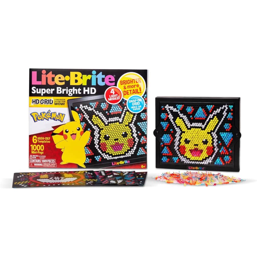 Lite-Brite Super Bright HD Pokemon Edition: $9.89