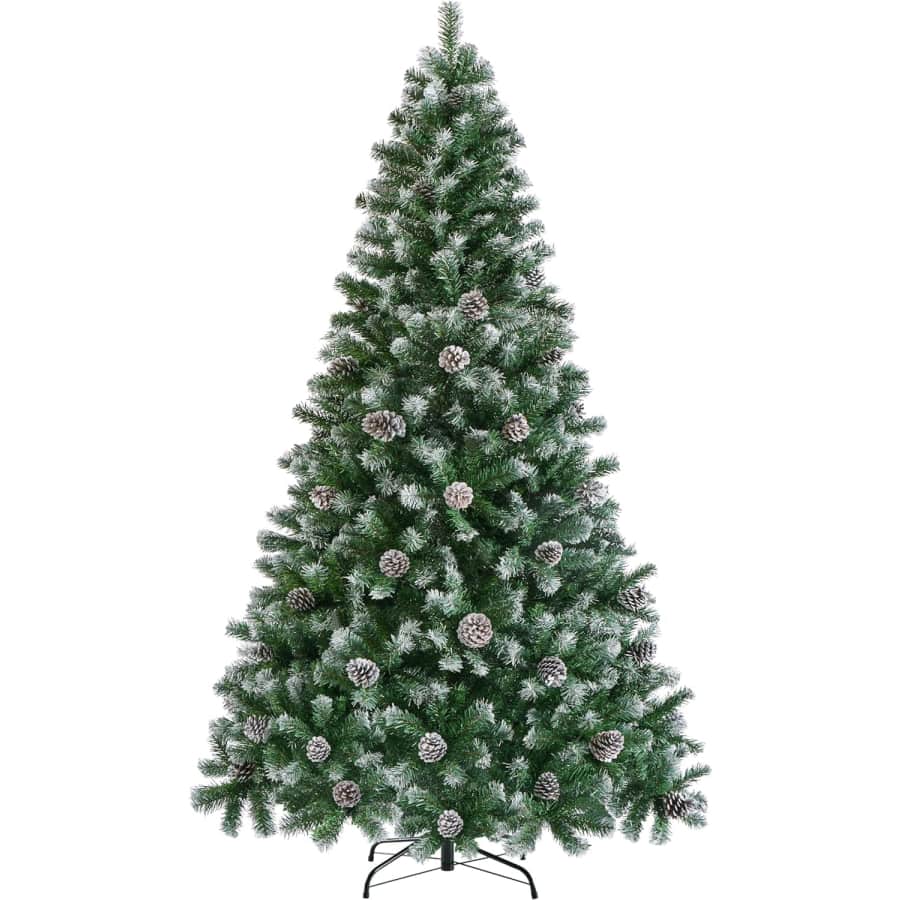 Yaheetech 6-Foot Snow Flocked Artificial Christmas Tree: $59.99 Yaheetech 6-Foot Snow Flocked Artificial Christmas Tree: $59.99