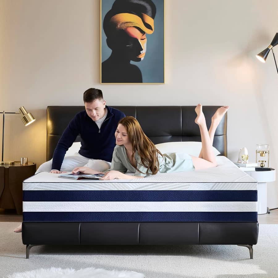 BedsPick Queen 12" Copper Gel Memory Foam Mattress: $202.99