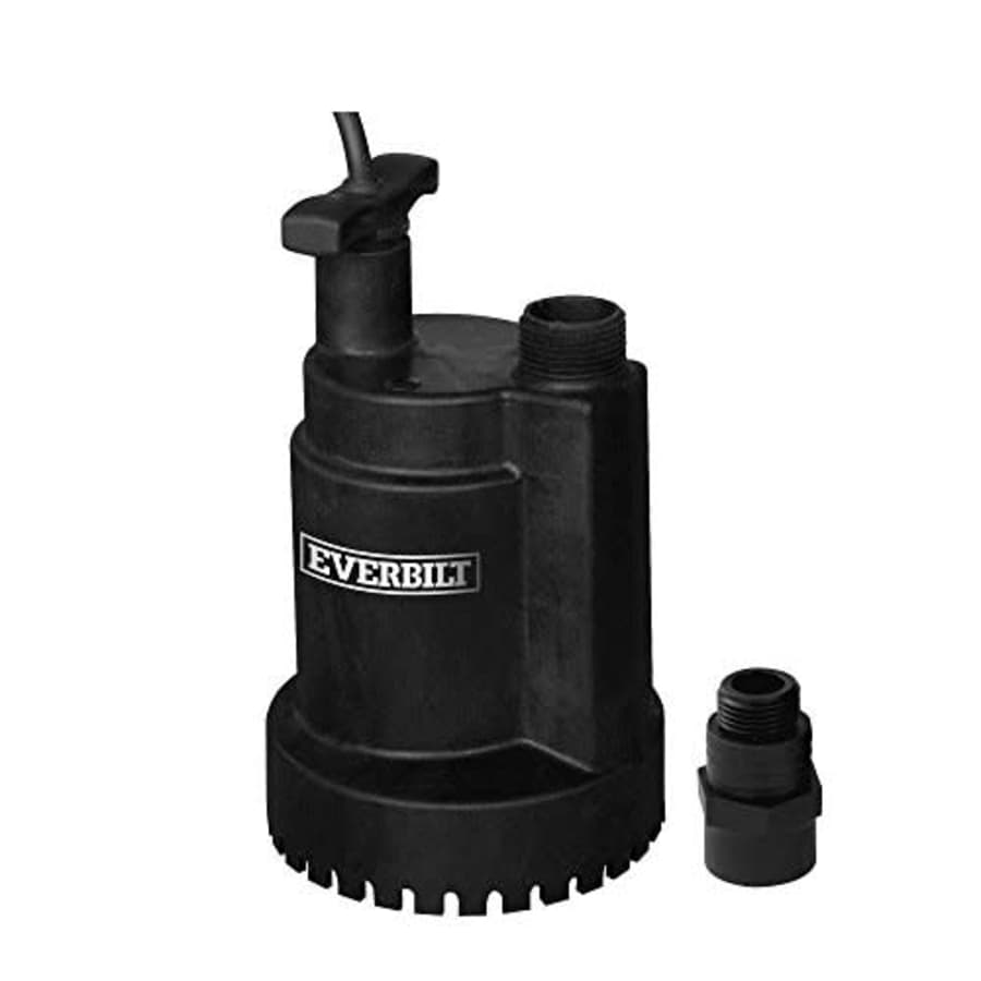 Everbilt 1/6-HP Submersible Utility Pump: $79.99