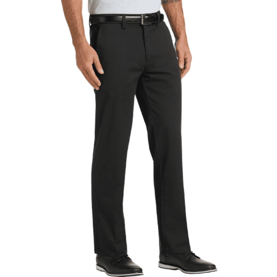 Haggar Men's Iron Free Straight Fit Flat Front Pants: $19.99