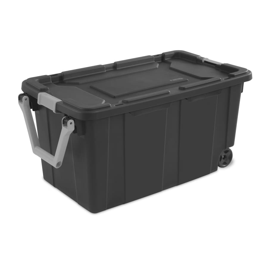 Sterilite 40-Gallon Wheeled Industrial Storage Tote Box: $20