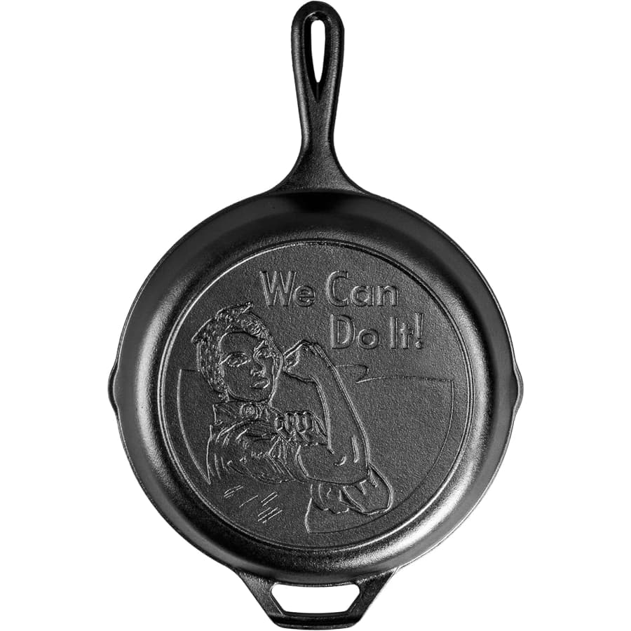 Lodge Rosie the Riveter 10.25" Cast-Iron Skillet: $20.49